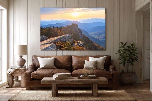Blue Ridge Sunrise – Fine Art Landscape Print - Canvas